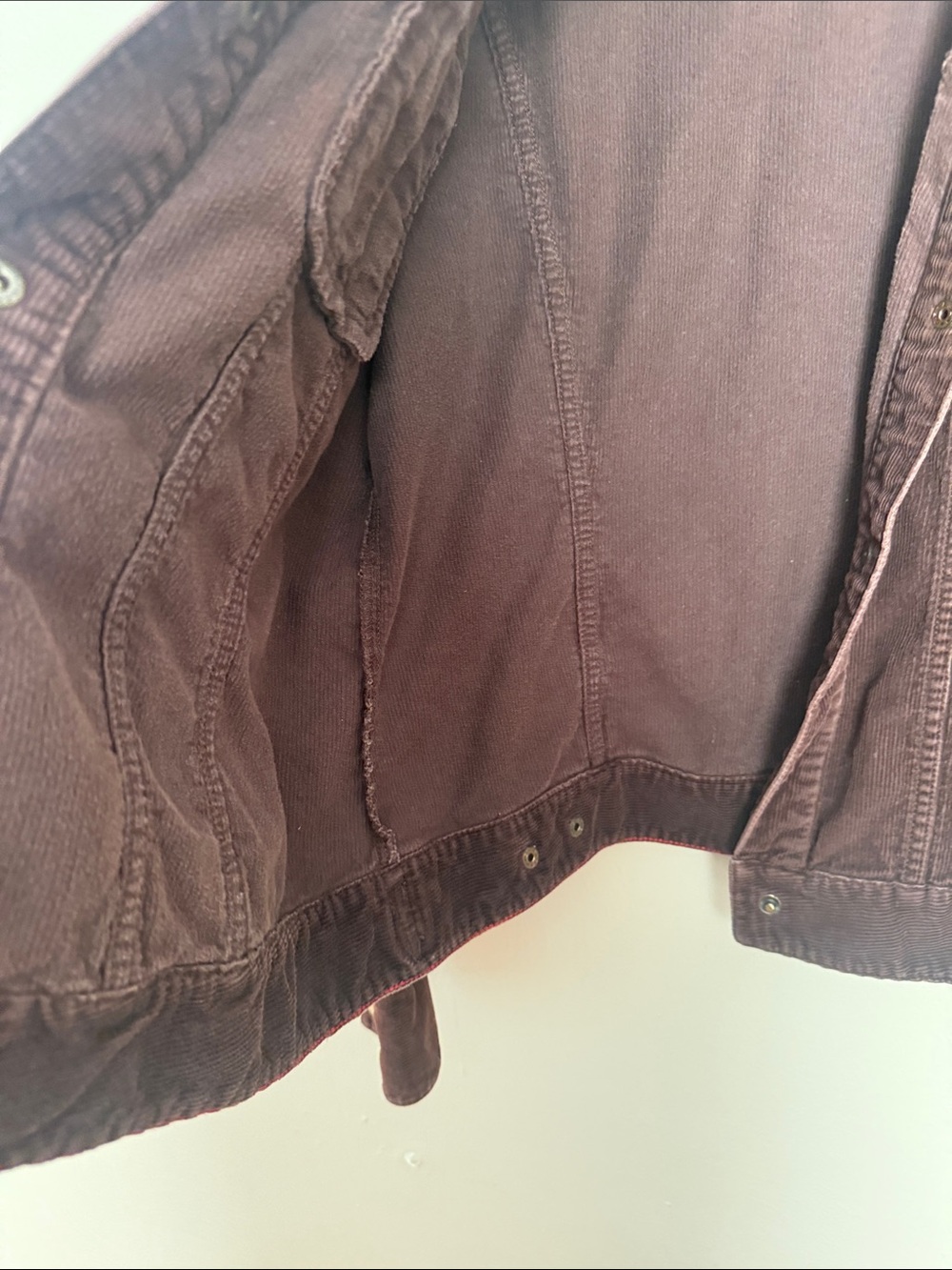 Tommy Hilfiger Dark Brown Corduroy Bomber Jacket - Picture 3 of 7